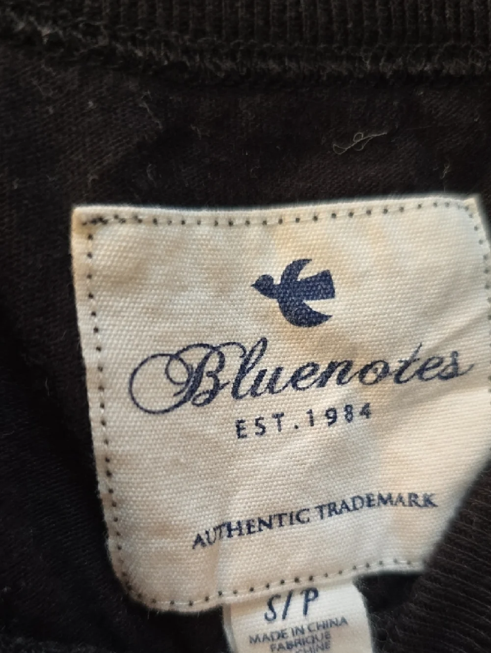 Bluenotes | Tops | Bluenotes Black Tank Top With Navy Logo Label | Poshmark